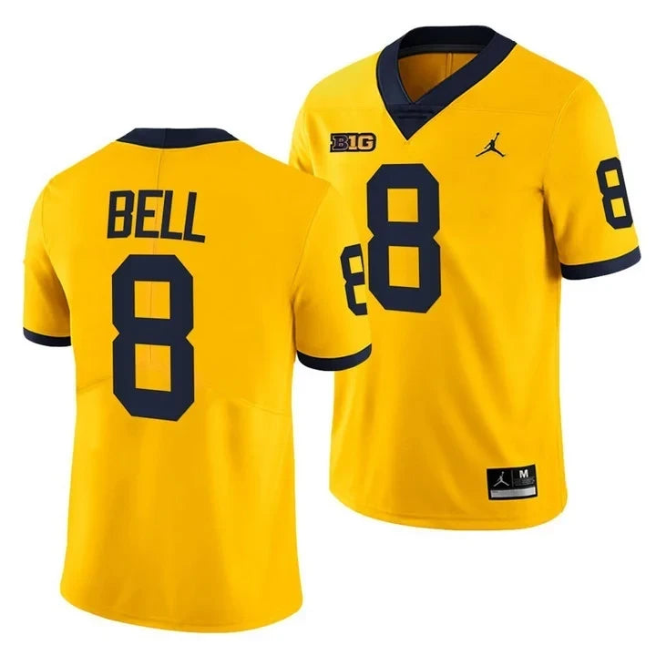 Men's Michigan Wolverines Players Jersey Game - All Stitched