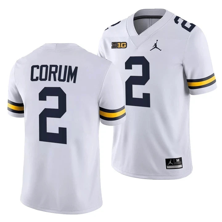 Men's Michigan Wolverines Players Jersey Game - All Stitched