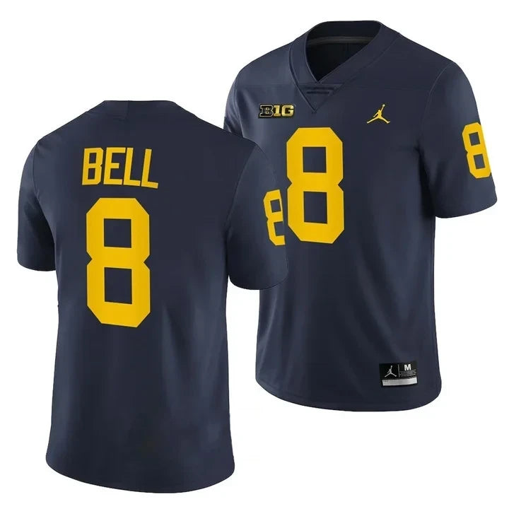 Men's Michigan Wolverines Players Jersey Game - All Stitched