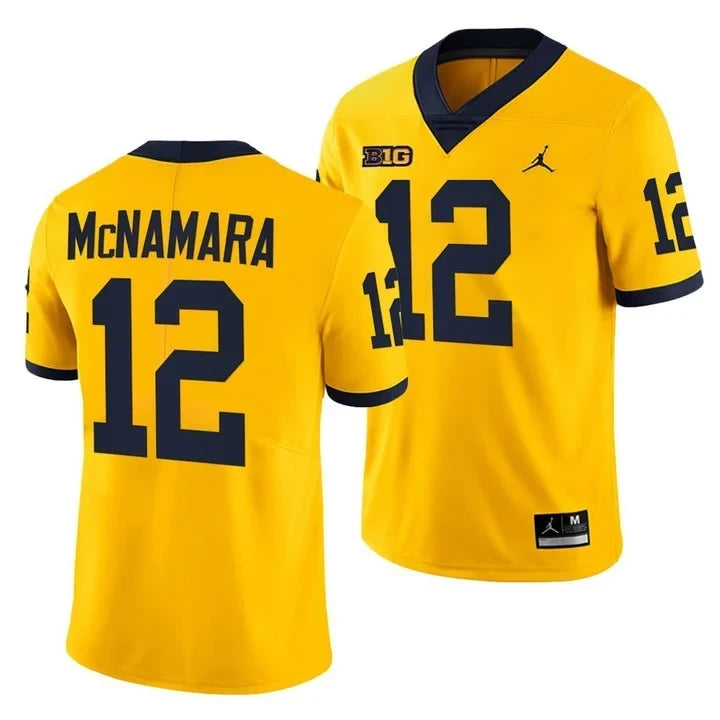 Men's Michigan Wolverines Players Jersey Game - All Stitched