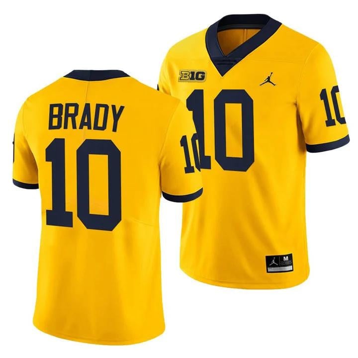 Men's Michigan Wolverines Players Jersey Game - All Stitched