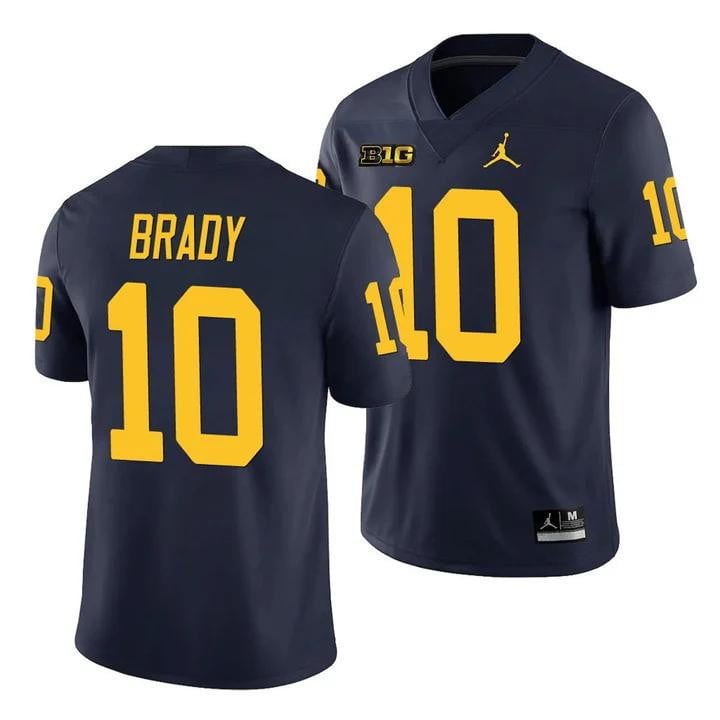 Men's Michigan Wolverines Players Jersey Game - All Stitched