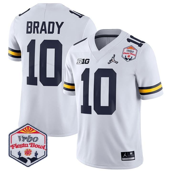 Men's Michigan Wolverines Players Fiesta Bowl Limited Jersey - All Stitched