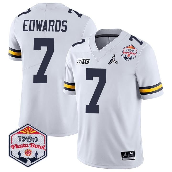 Men's Michigan Wolverines Players Fiesta Bowl Limited Jersey - All Stitched