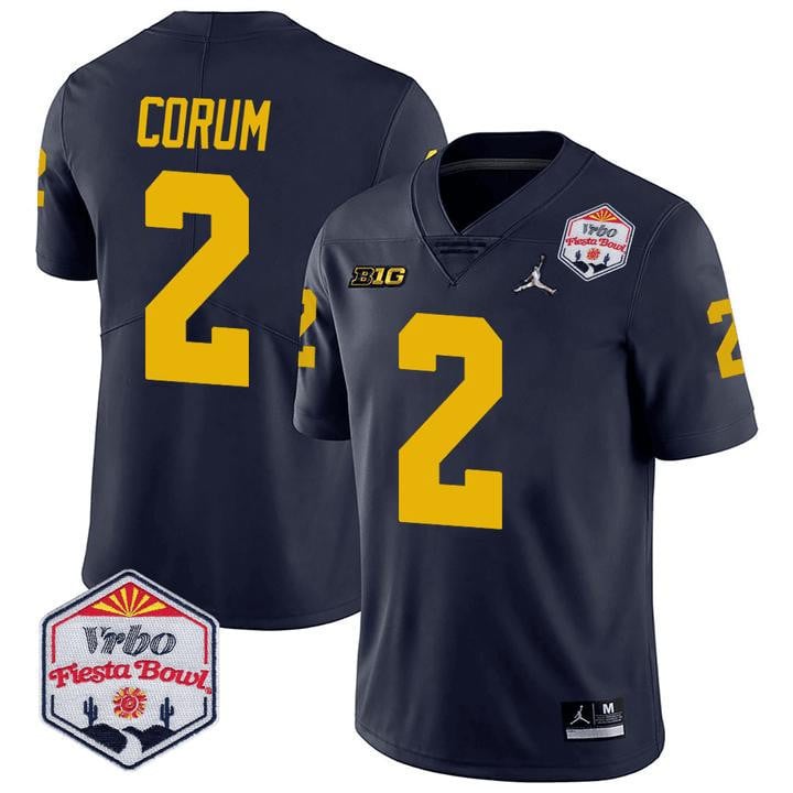 Men's Michigan Wolverines Players Fiesta Bowl Limited Jersey - All Stitched