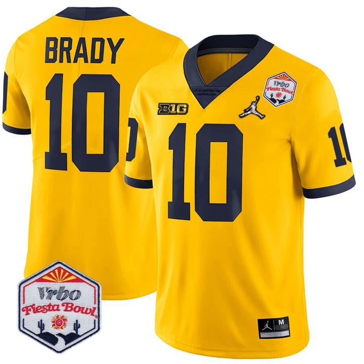 Men's Michigan Wolverines Players Fiesta Bowl Limited Jersey - All Stitched