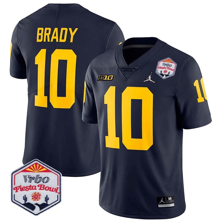 Men's Michigan Wolverines Players Fiesta Bowl Limited Jersey - All Stitched
