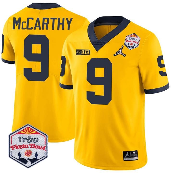 Men's Michigan Wolverines Players Fiesta Bowl Limited Jersey - All Stitched