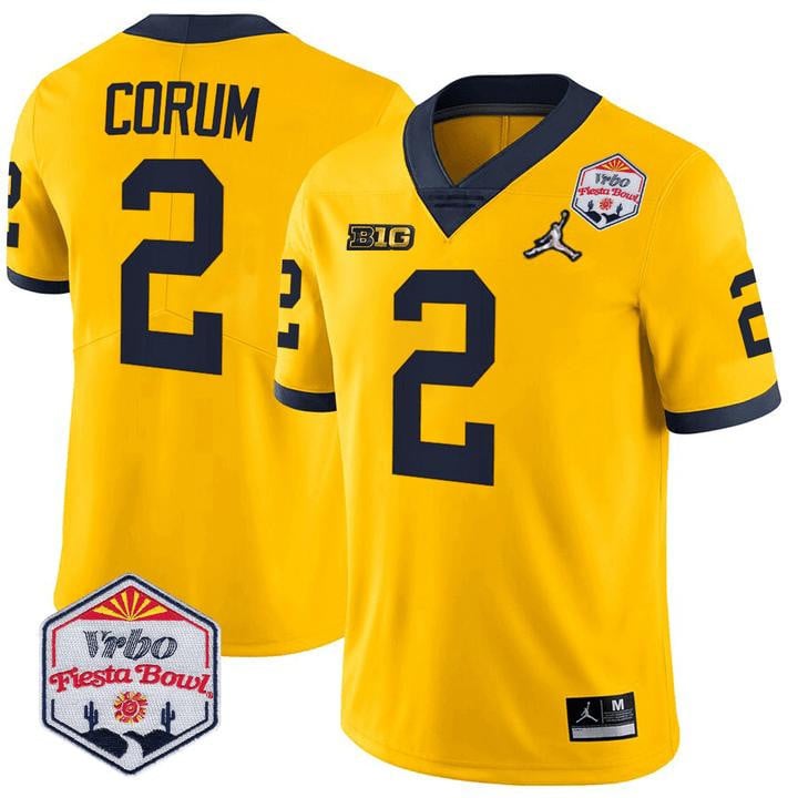 Men's Michigan Wolverines Players Fiesta Bowl Limited Jersey - All Stitched