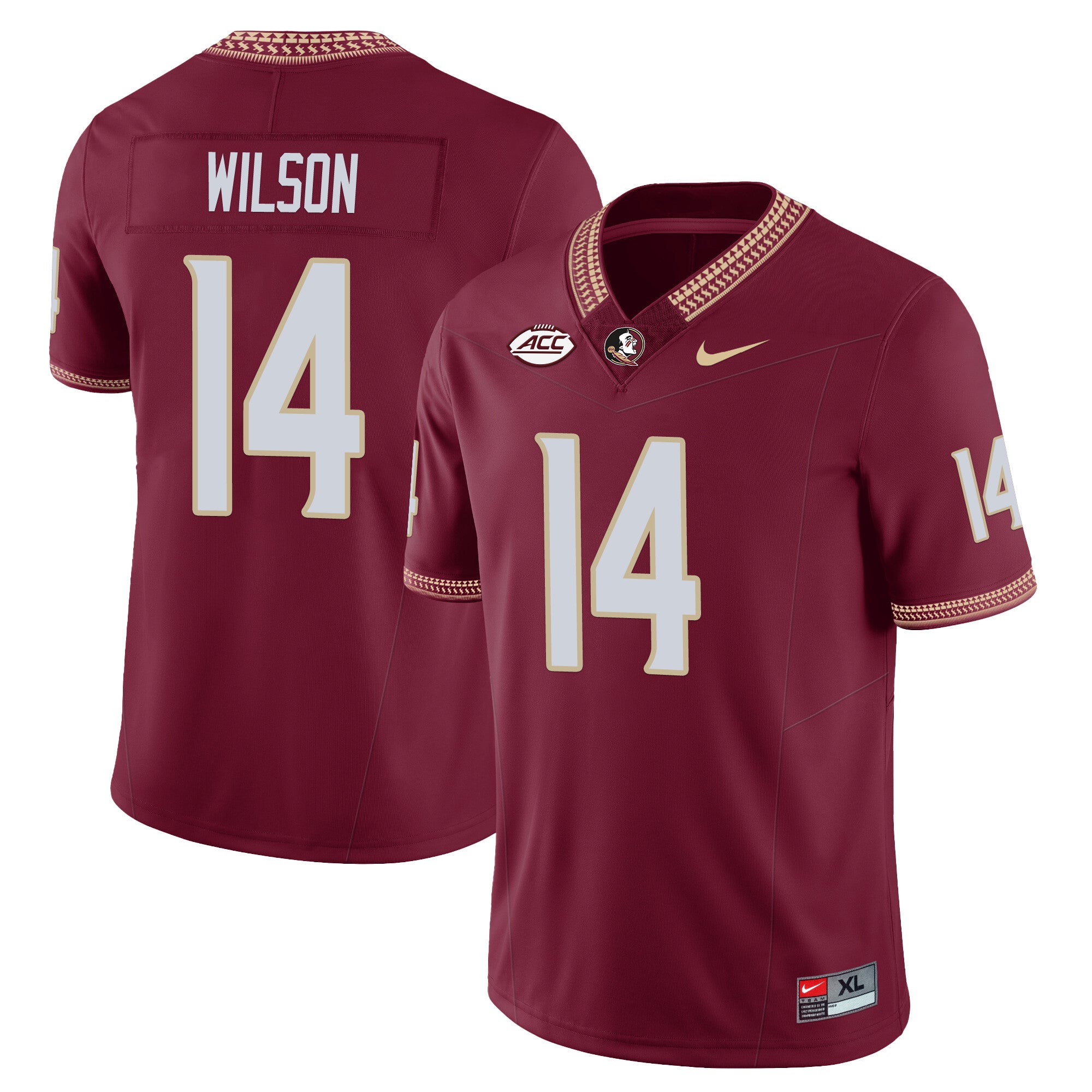 Men’s Florida State Seminoles Football Vapor Jersey – All Stitched