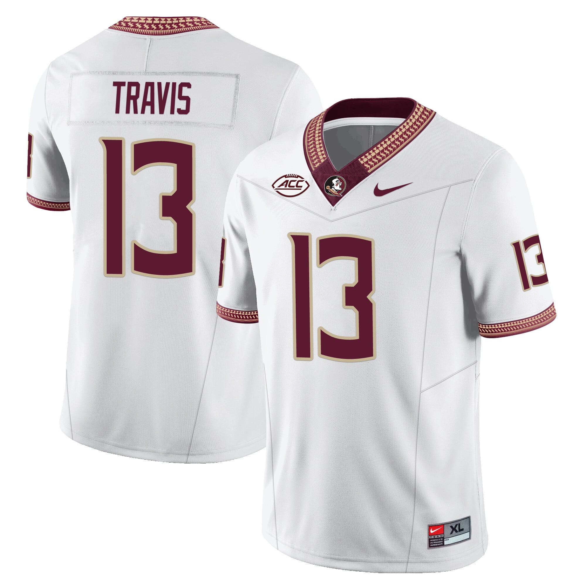 Men’s Florida State Seminoles Football Vapor Jersey – All Stitched