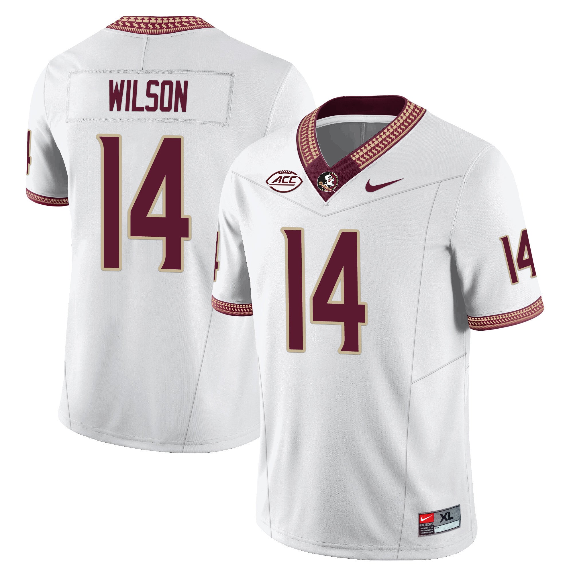 Men’s Florida State Seminoles Football Vapor Jersey – All Stitched