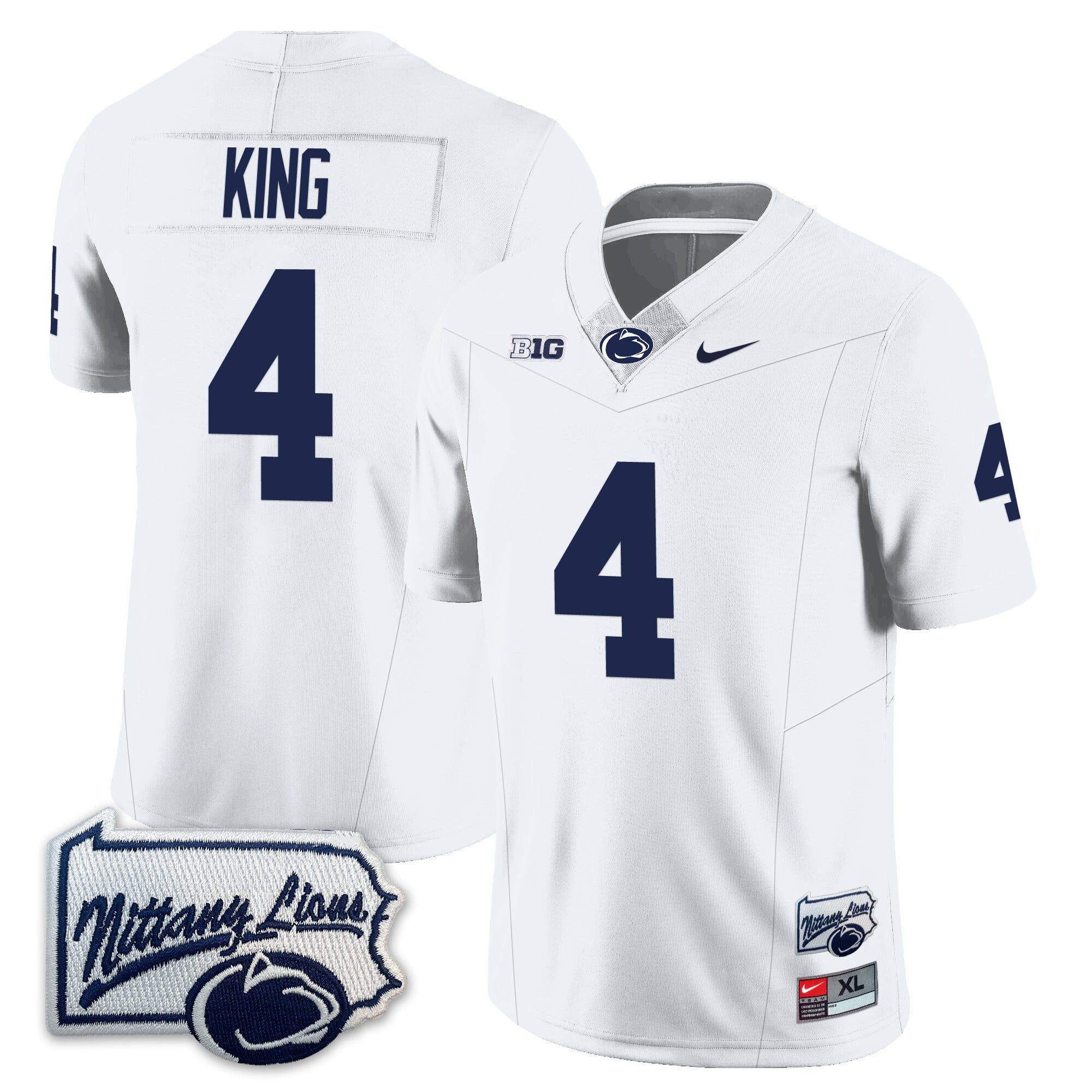 Men’s Penn State Nittany Lions Football Jersey - Pennsylvania Map - All Stitched