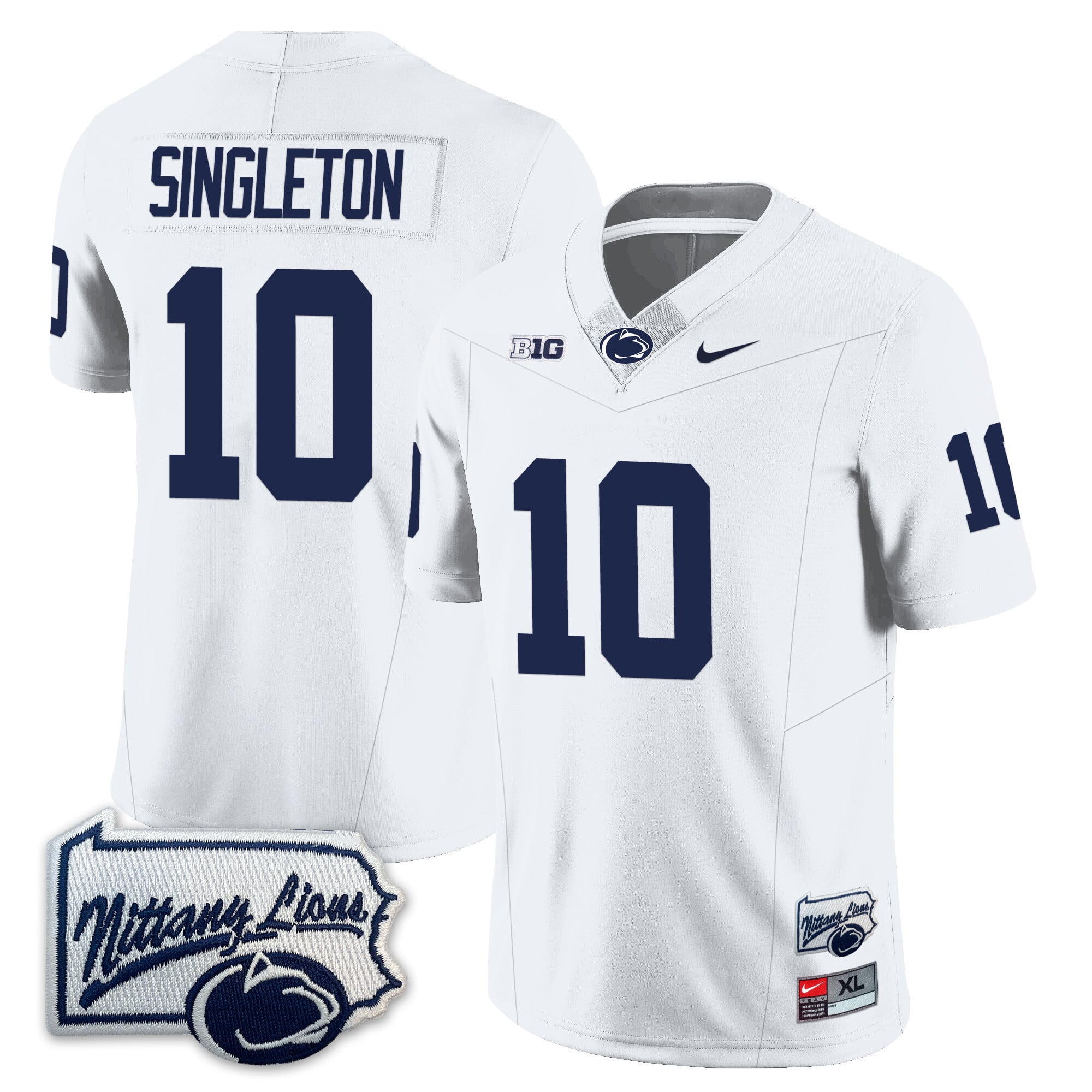 Men’s Penn State Nittany Lions Football Jersey - Pennsylvania Map - All Stitched