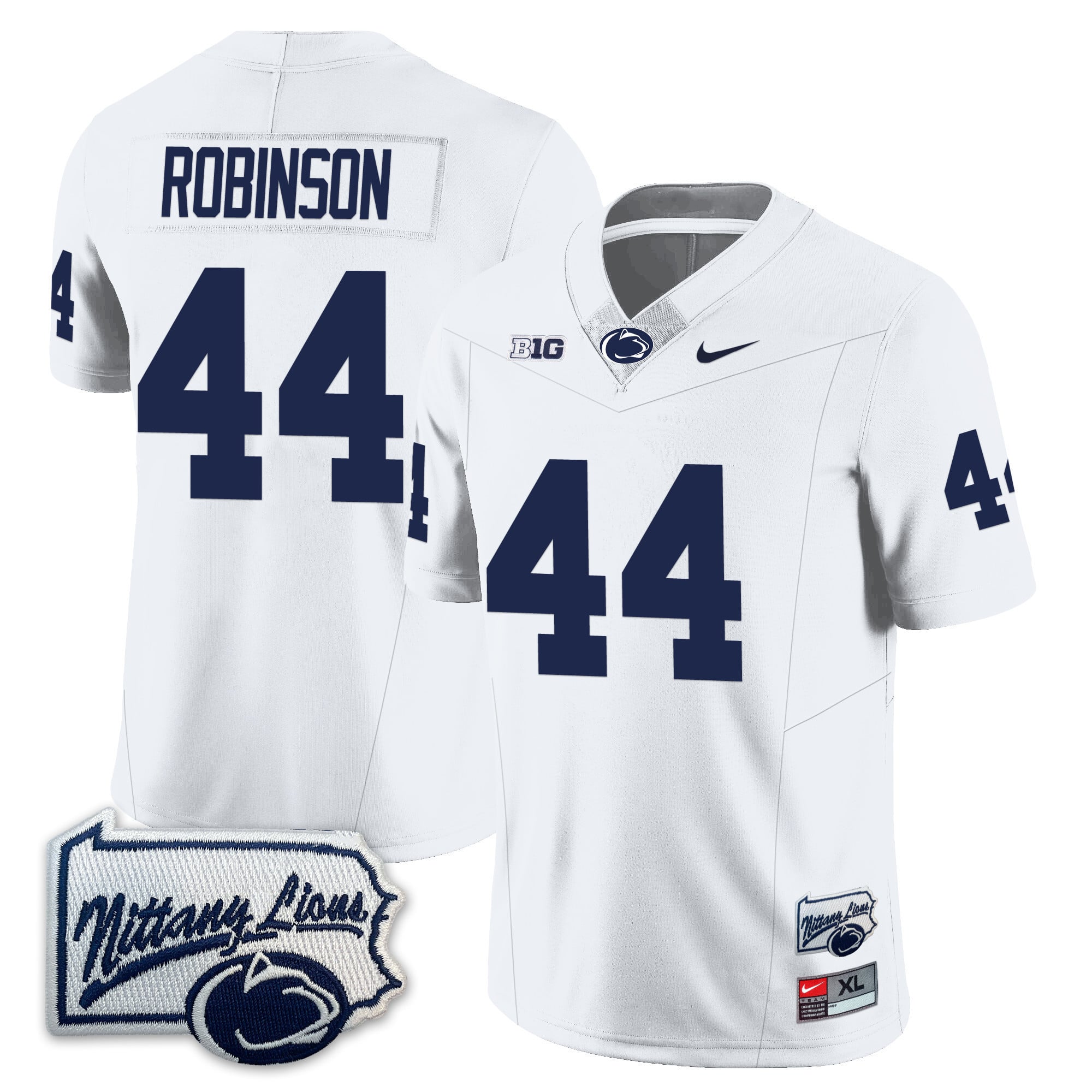 Men’s Penn State Nittany Lions Football Jersey - Pennsylvania Map - All Stitched