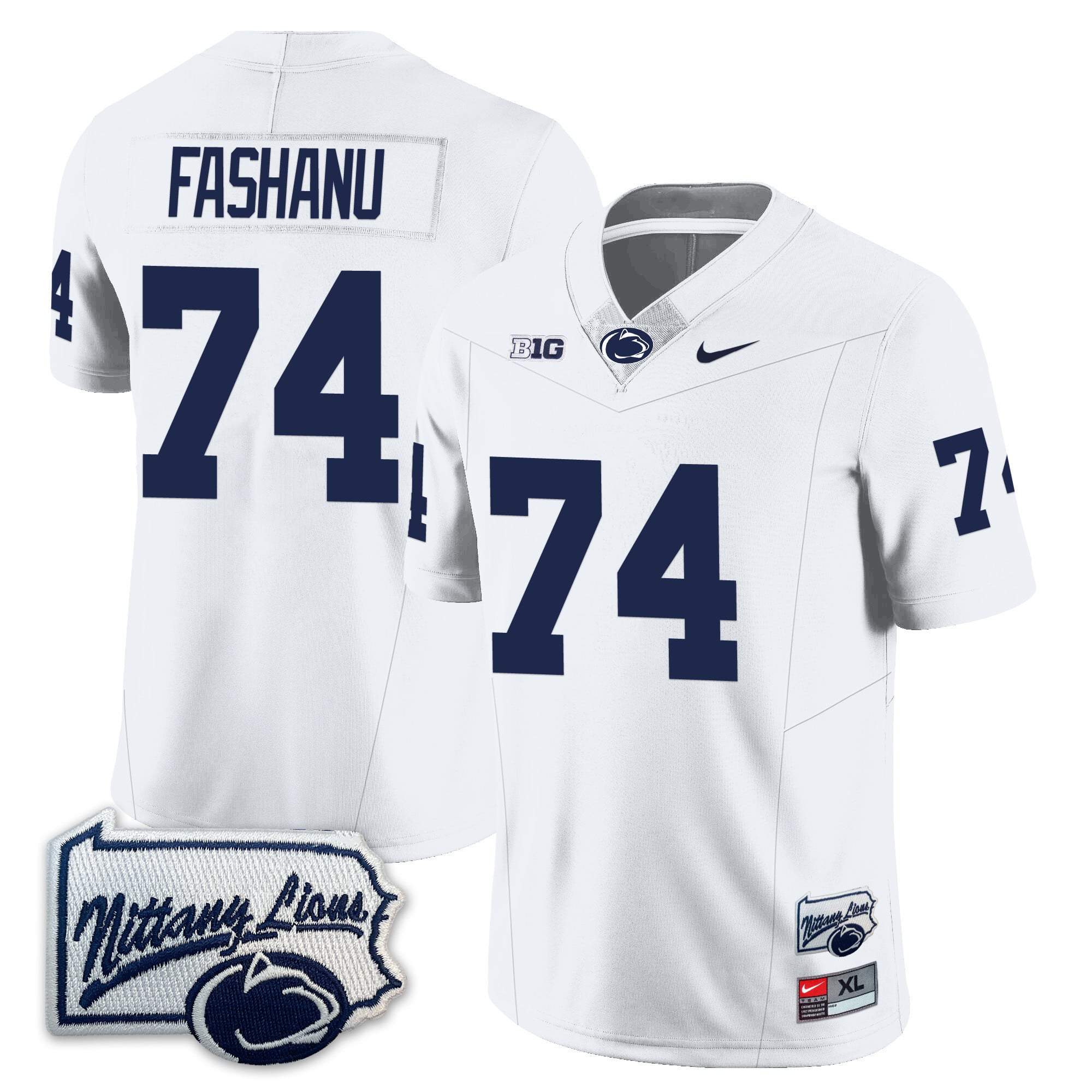 Men’s Penn State Nittany Lions Football Jersey - Pennsylvania Map - All Stitched