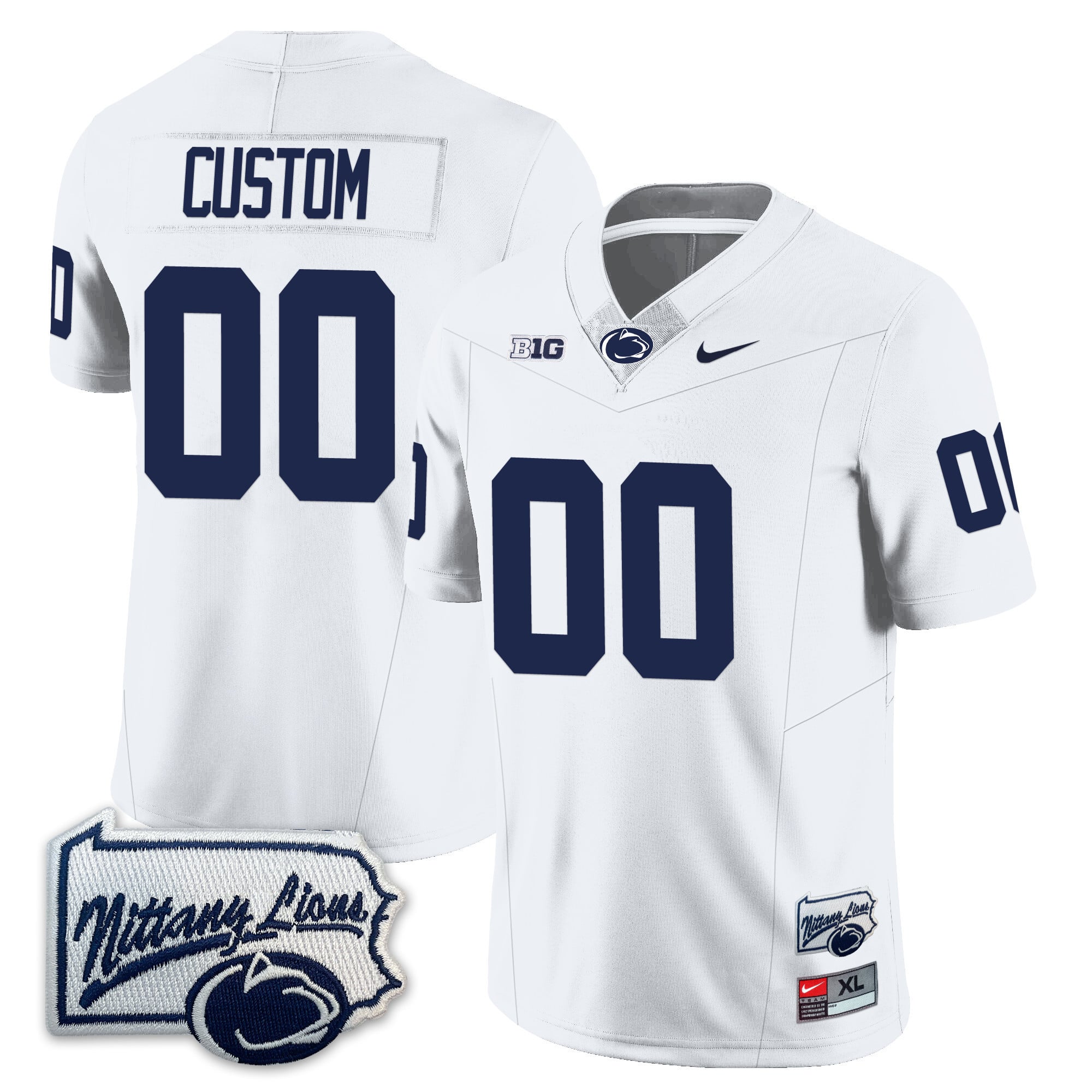 Penn State Nittany Lions Football Custom Jersey - All Stitched