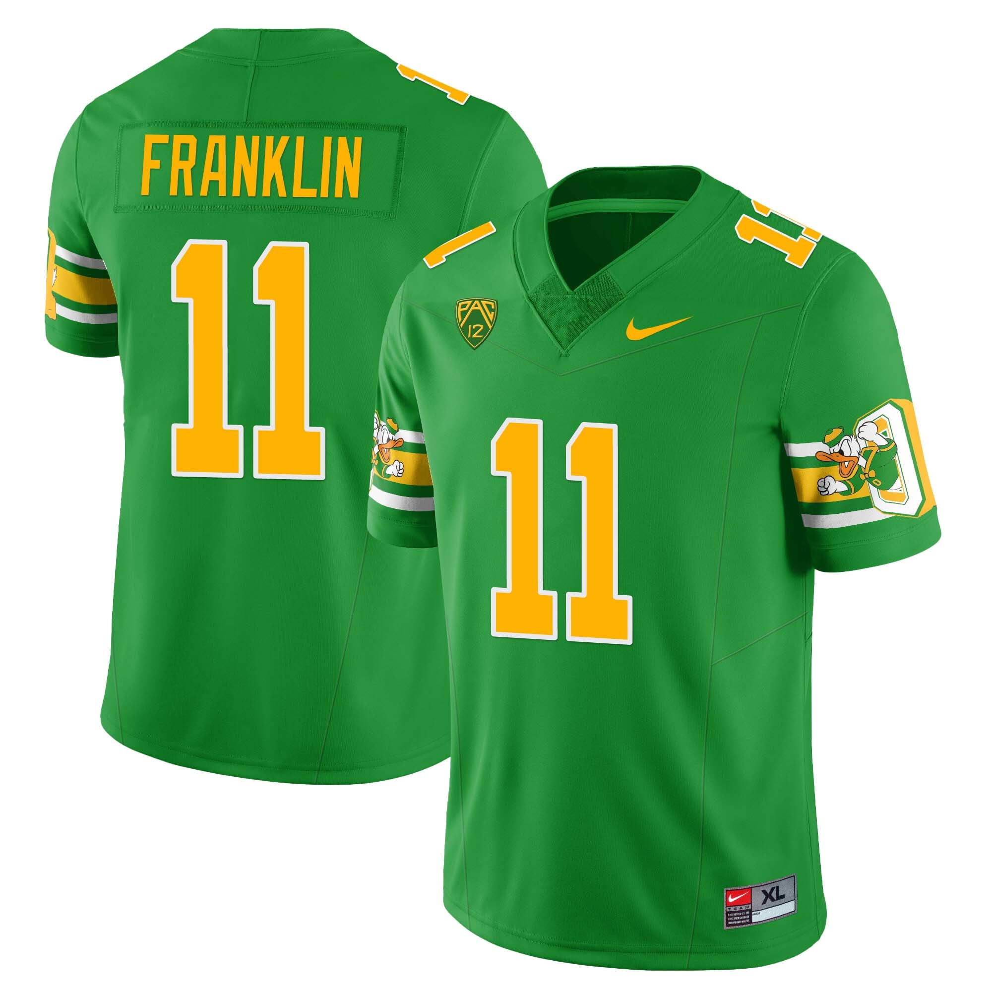 Menâs Oregon Ducks âMighty Oregonâ Throwback Football Uniforms â All Stitched