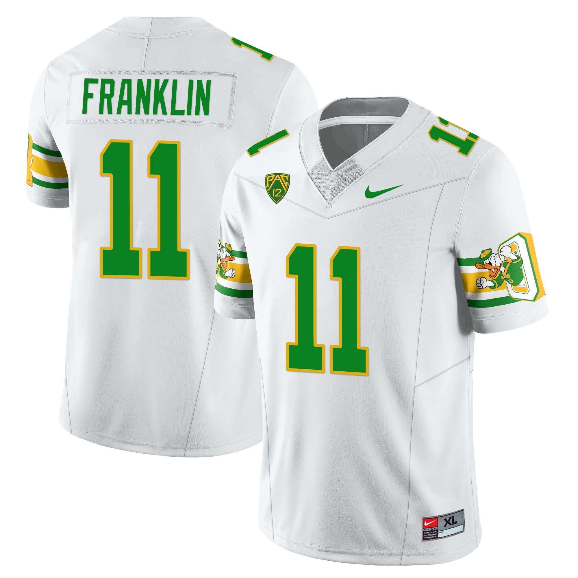Menâs Oregon Ducks âMighty Oregonâ Throwback Football Uniforms â All Stitched