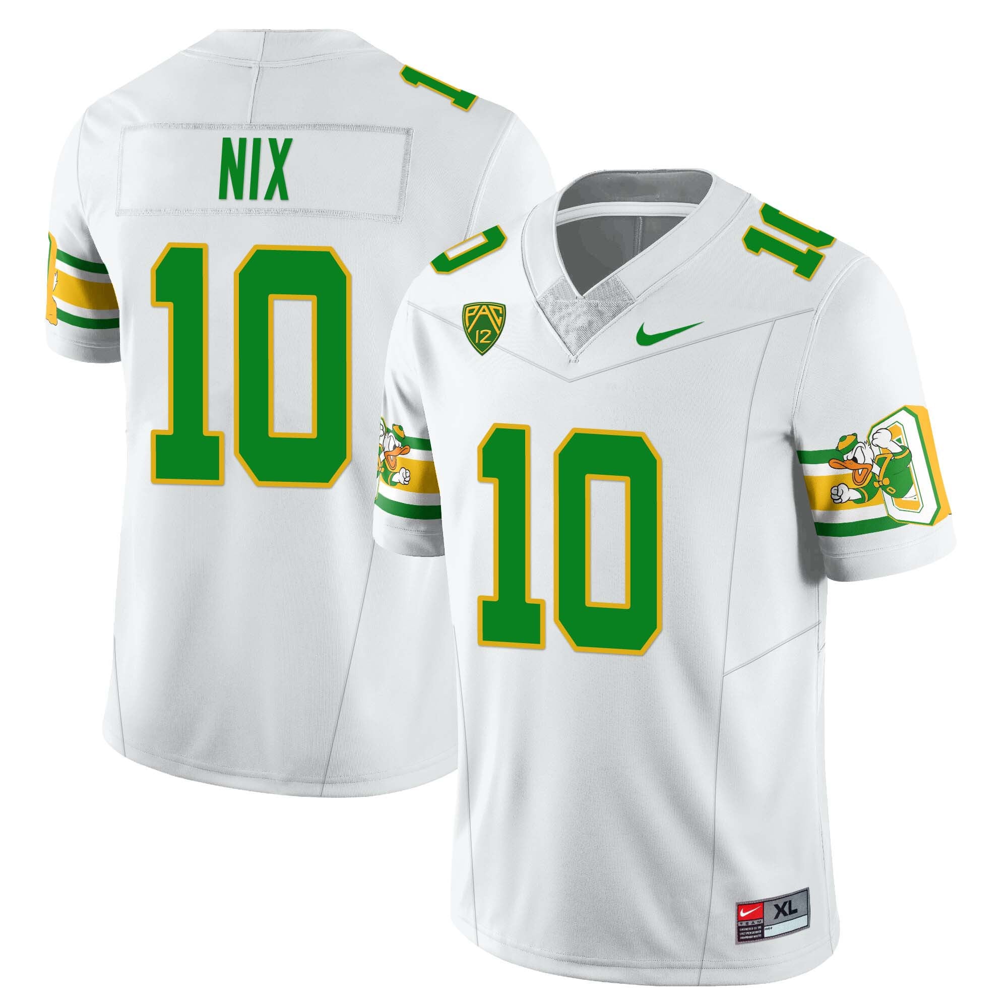 Menâs Oregon Ducks âMighty Oregonâ Throwback Football Uniforms â All Stitched