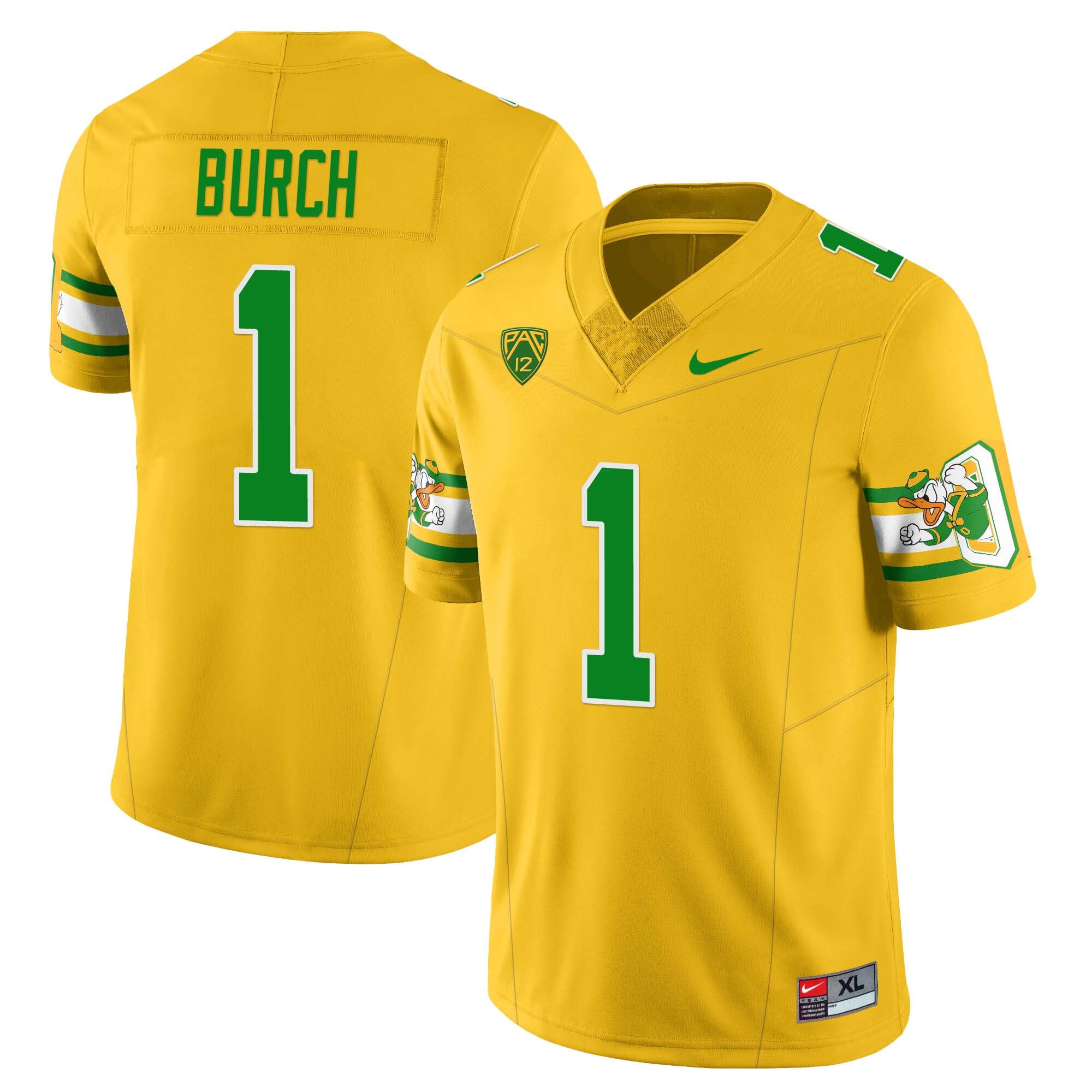 Menâs Oregon Ducks âMighty Oregonâ Throwback Football Uniforms â All Stitched