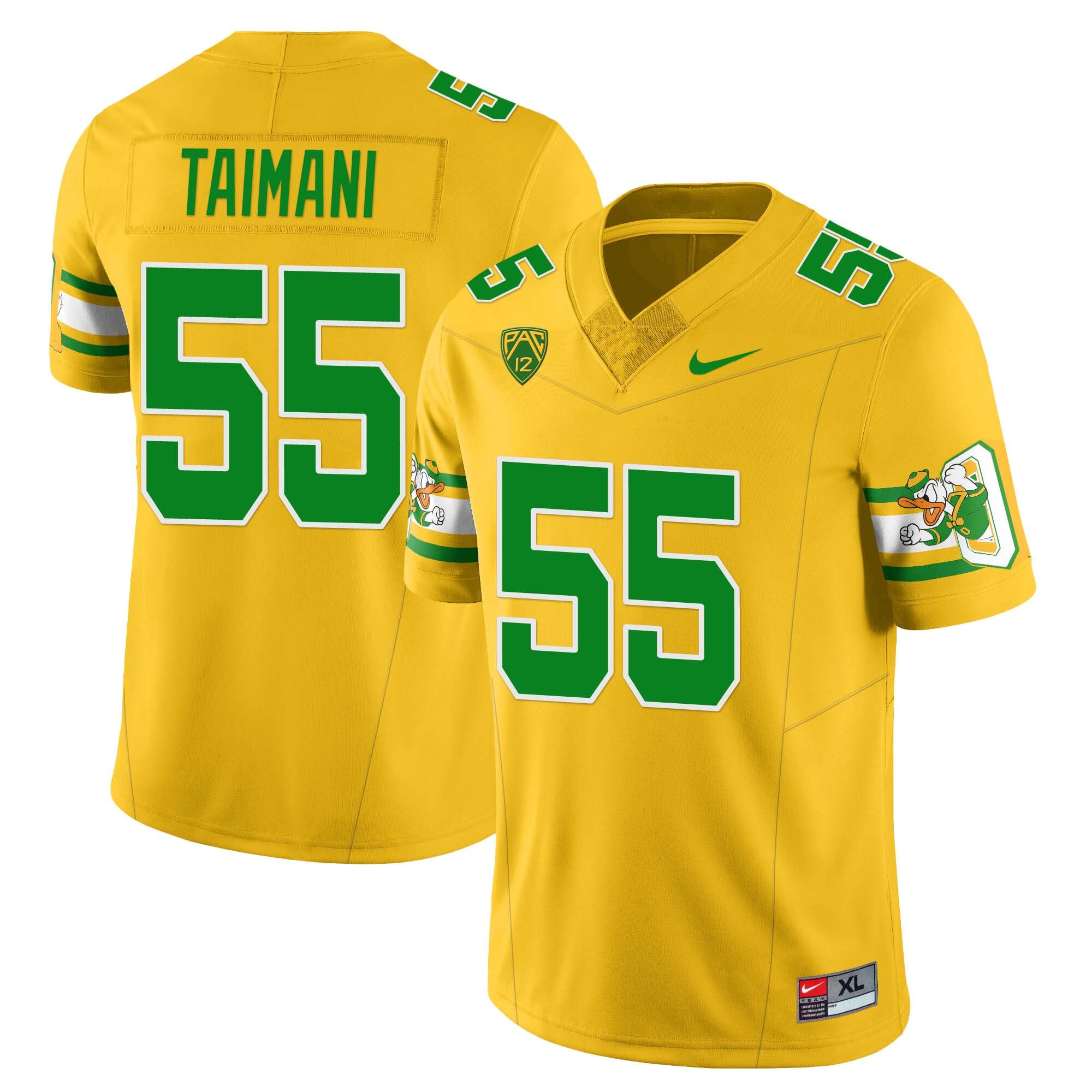 Menâs Oregon Ducks âMighty Oregonâ Throwback Football Uniforms â All Stitched
