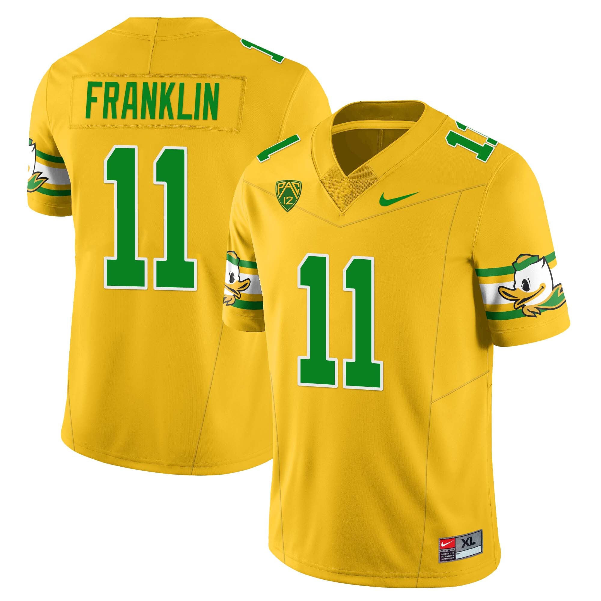 Menâs Oregon Ducks âMighty Oregonâ Throwback Football Jersey â All Stitched