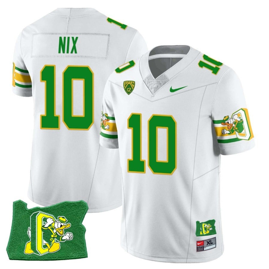 Menâs Oregon Ducks âMighty Oregonâ Throwback Football Stitched Jersey â Oregon State