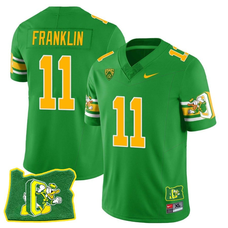 Menâs Oregon Ducks âMighty Oregonâ Throwback Football Stitched Jersey â Oregon State