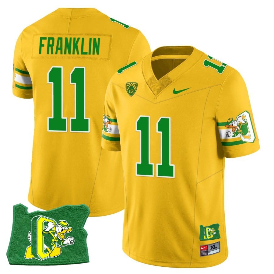 Menâs Oregon Ducks âMighty Oregonâ Throwback Football Stitched Jersey â Oregon State