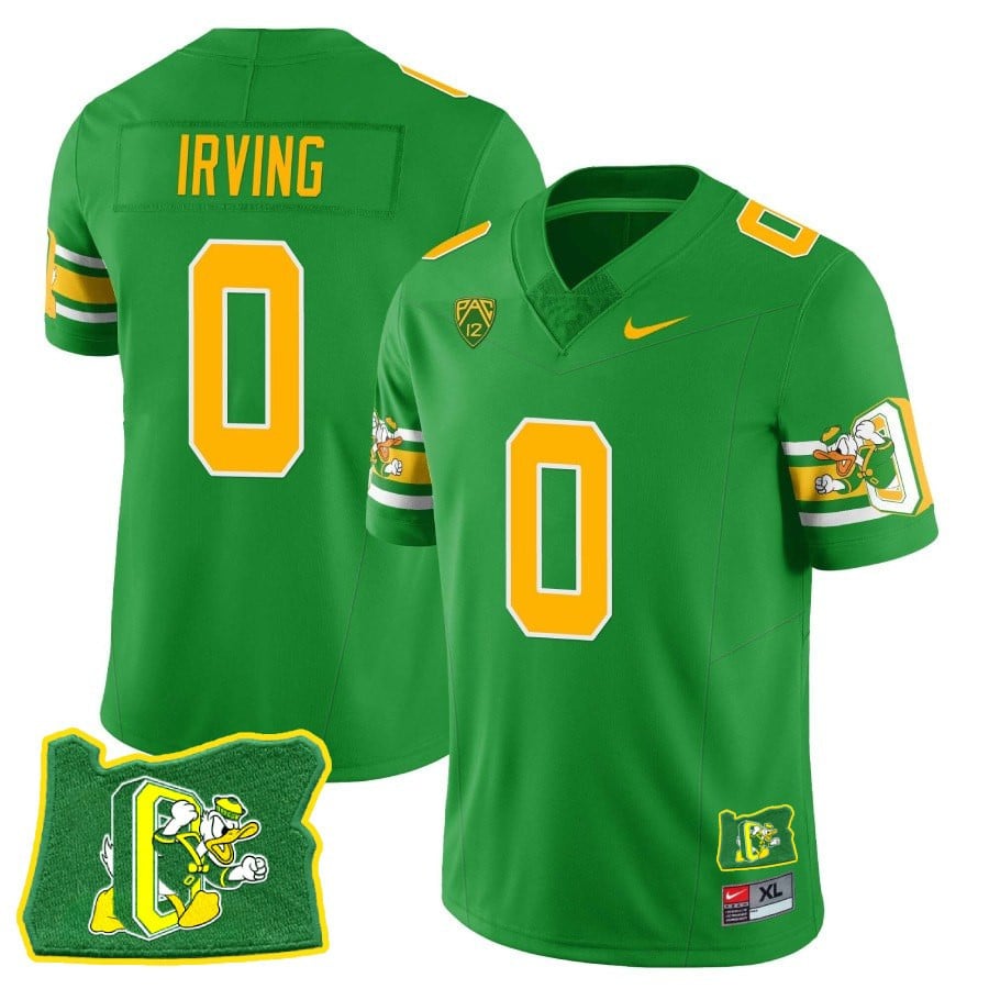 Men’s Oregon Ducks ‘Mighty Oregon’ Throwback Football Stitched Jersey – Oregon State