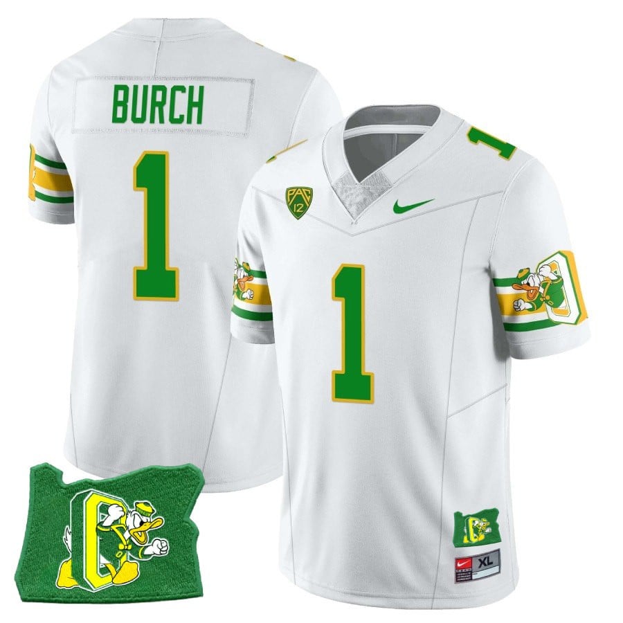 Menâs Oregon Ducks âMighty Oregonâ Throwback Football Stitched Jersey â Oregon State