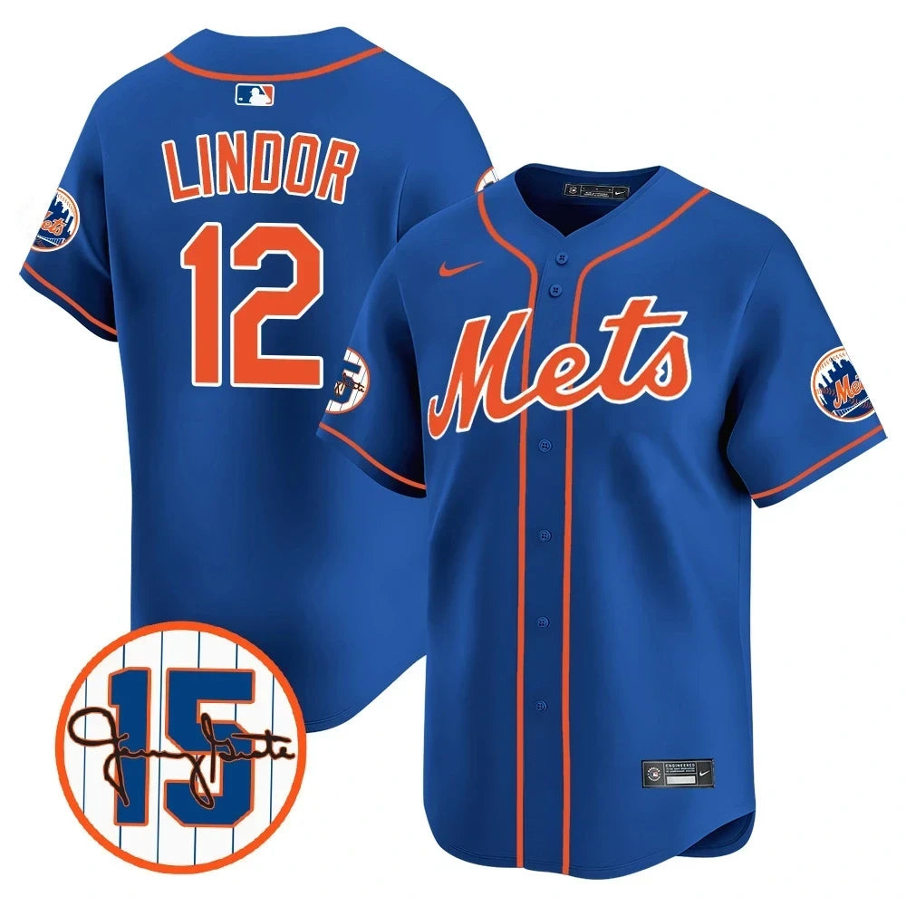 New York Mets Jerry Grote Patch Vapor Premier Limited V1 Jersey – All Stitched