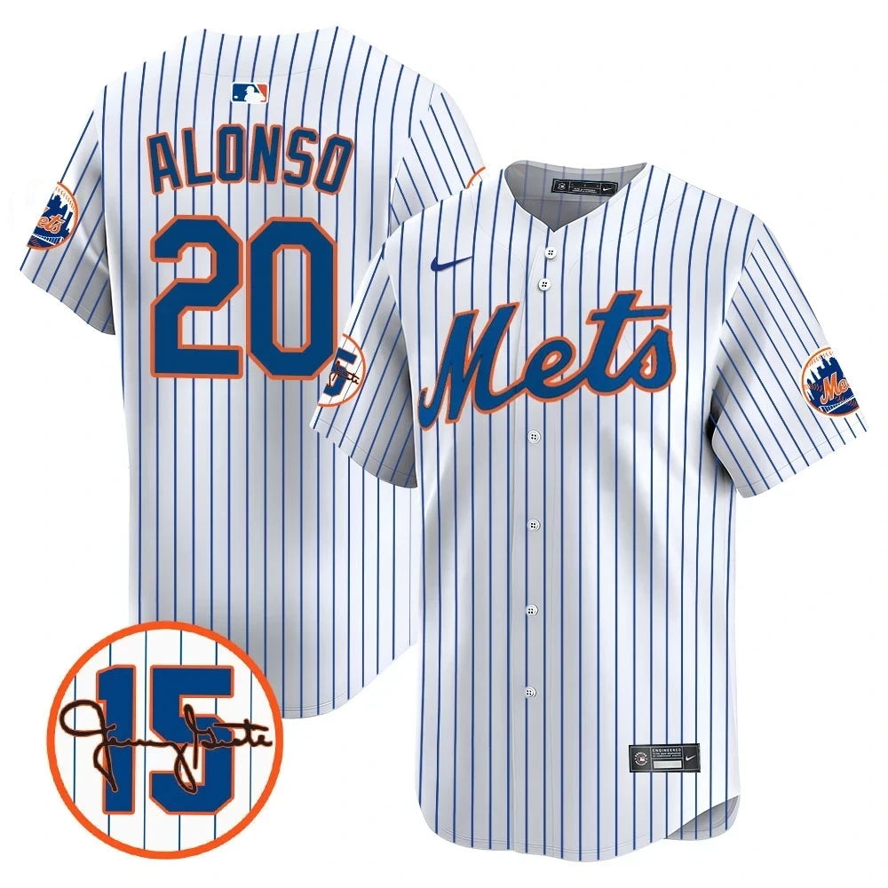 New York Mets Jerry Grote Patch Vapor Premier Limited V1 Jersey – All Stitched