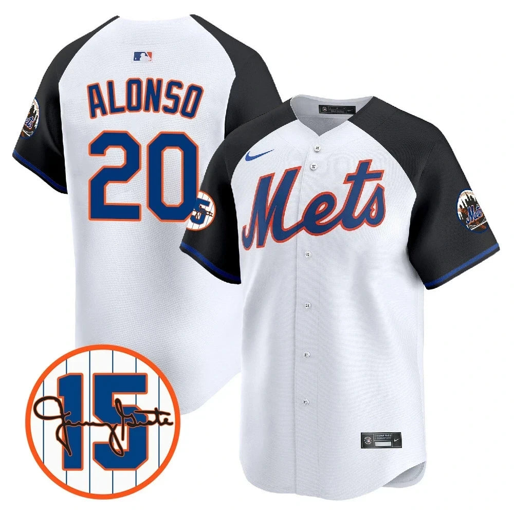 New York Mets Jerry Grote Patch Vapor Premier Limited V1 Jersey – All Stitched