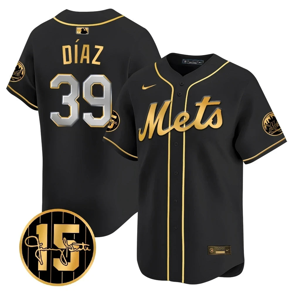 New York Mets Jerry Grote Patch Vapor Premier Limited V1 Jersey – All Stitched