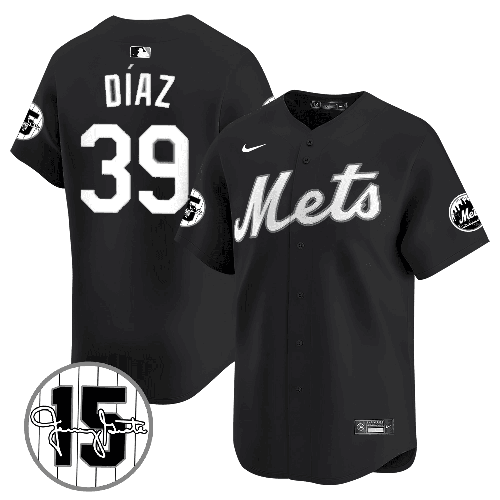 New York Mets Jerry Grote Patch Vapor Premier Limited V1 Jersey – All Stitched