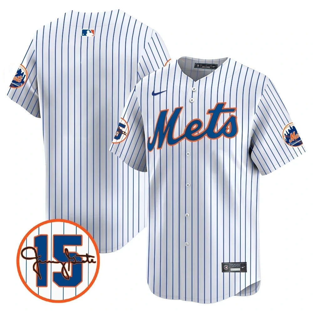 New York Mets Jerry Grote Patch Vapor Premier Limited V1 Jersey – All Stitched