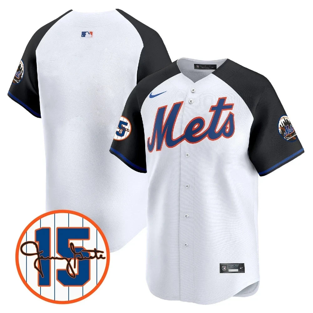 New York Mets Jerry Grote Patch Vapor Premier Limited V1 Jersey – All Stitched