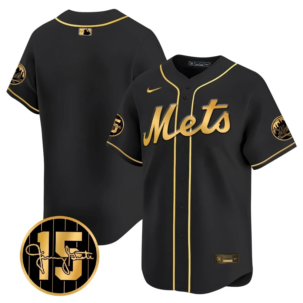 New York Mets Jerry Grote Patch Vapor Premier Limited V1 Jersey – All Stitched