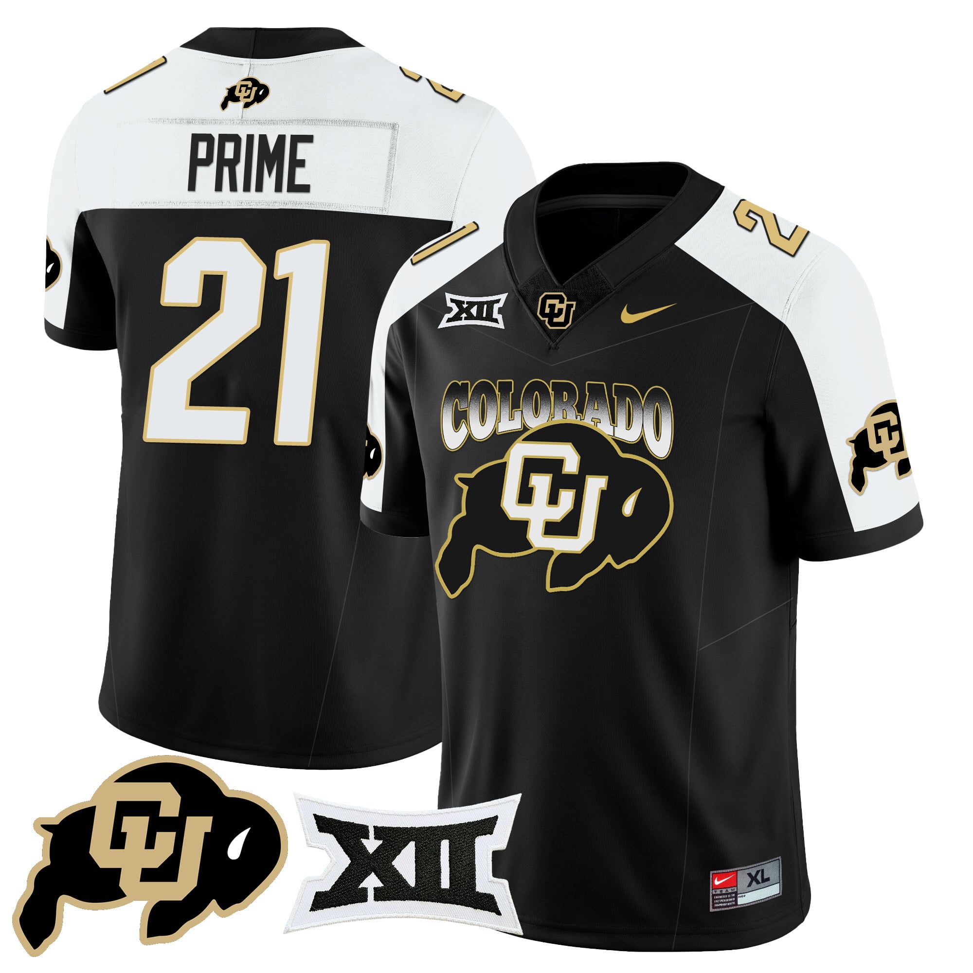 Men's Colorado Buffaloes 2024 Vapor Limited Jersey N2 - All Stitched