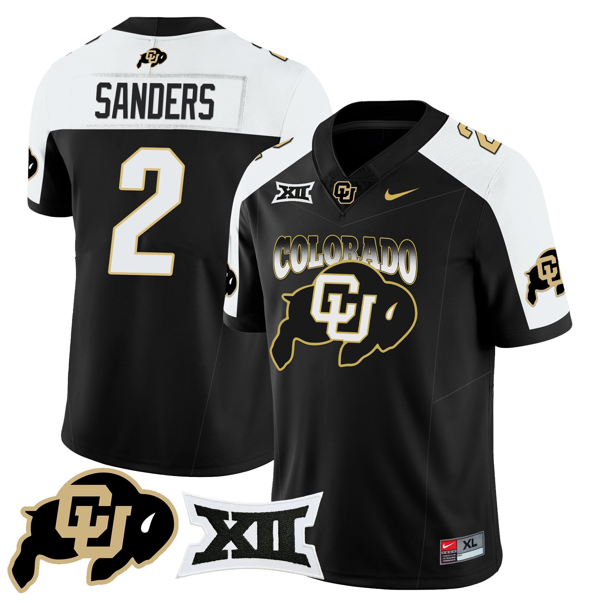 Men's Colorado Buffaloes 2024 Vapor Limited Jersey N2 - All Stitched