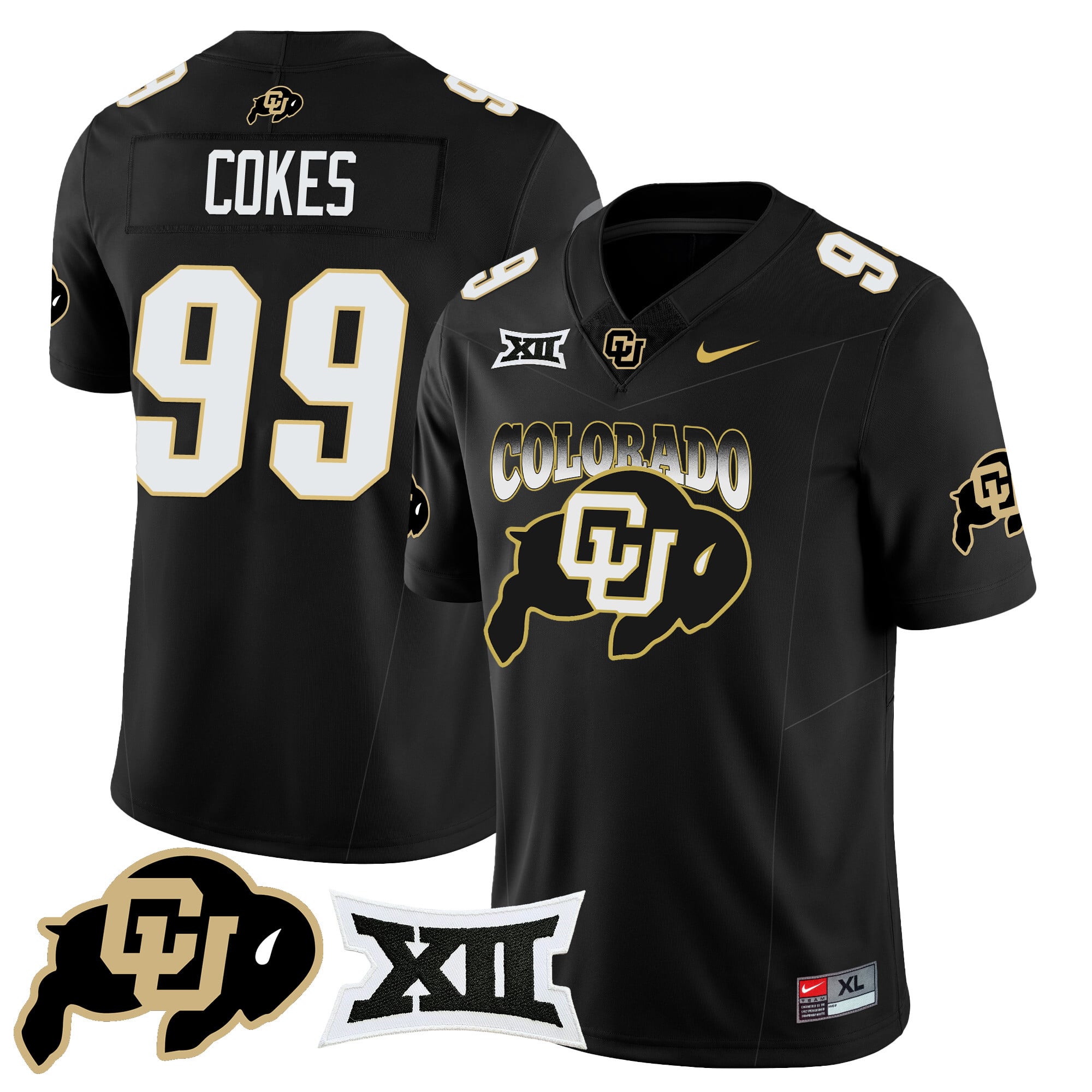 Men's Colorado Buffaloes 2024 Vapor Limited Jersey N2 - All Stitched