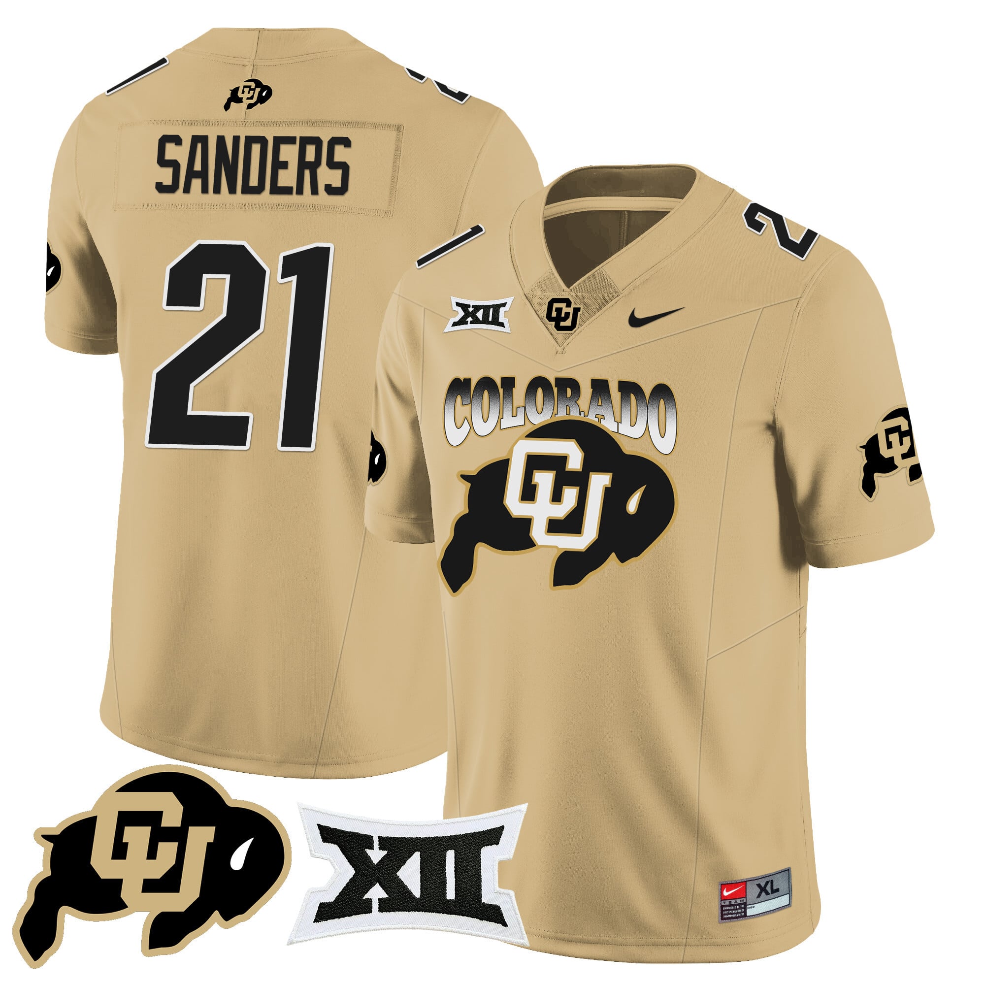Men's Colorado Buffaloes 2024 Vapor Limited Jersey N2 - All Stitched