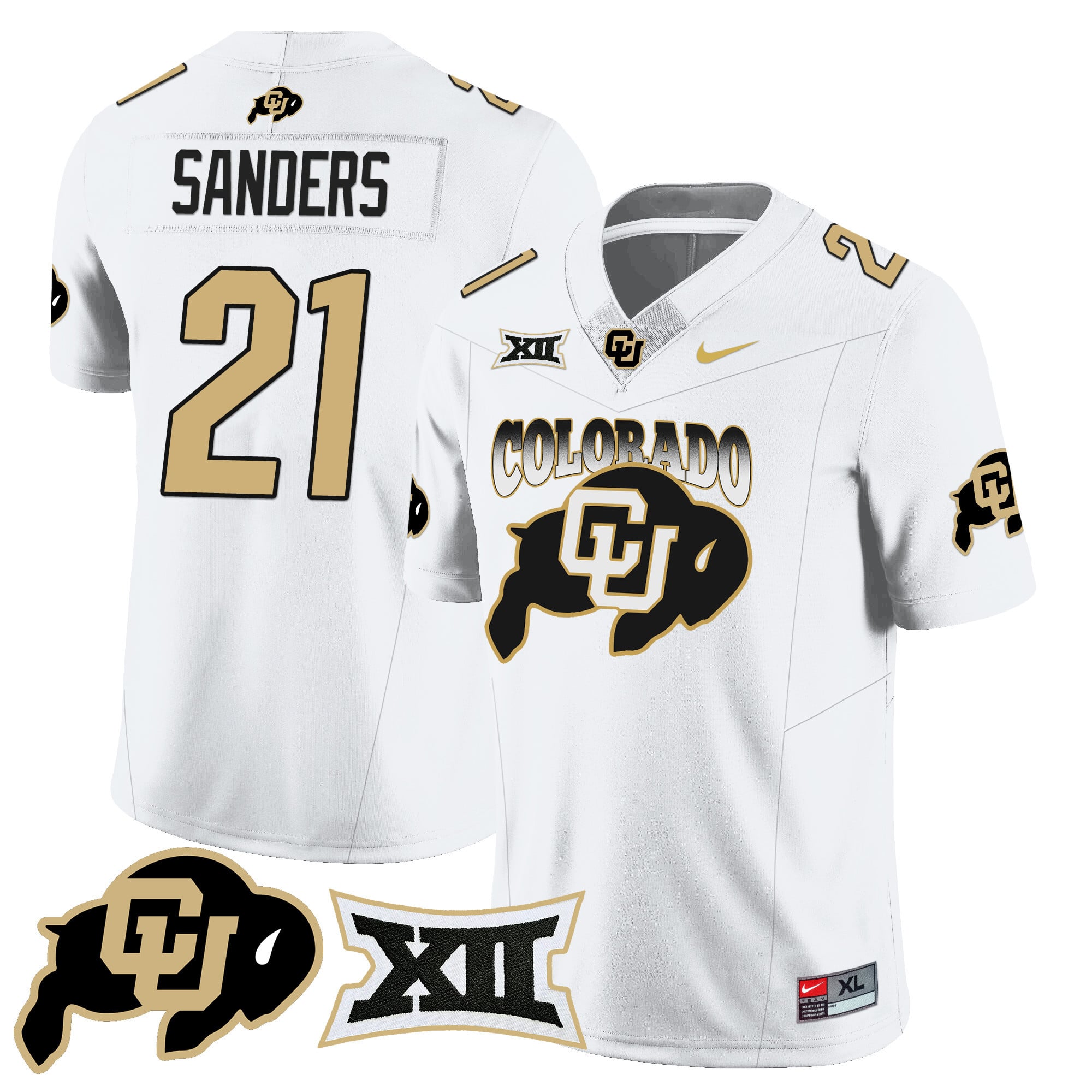Men's Colorado Buffaloes 2024 Vapor Limited Jersey N2 - All Stitched