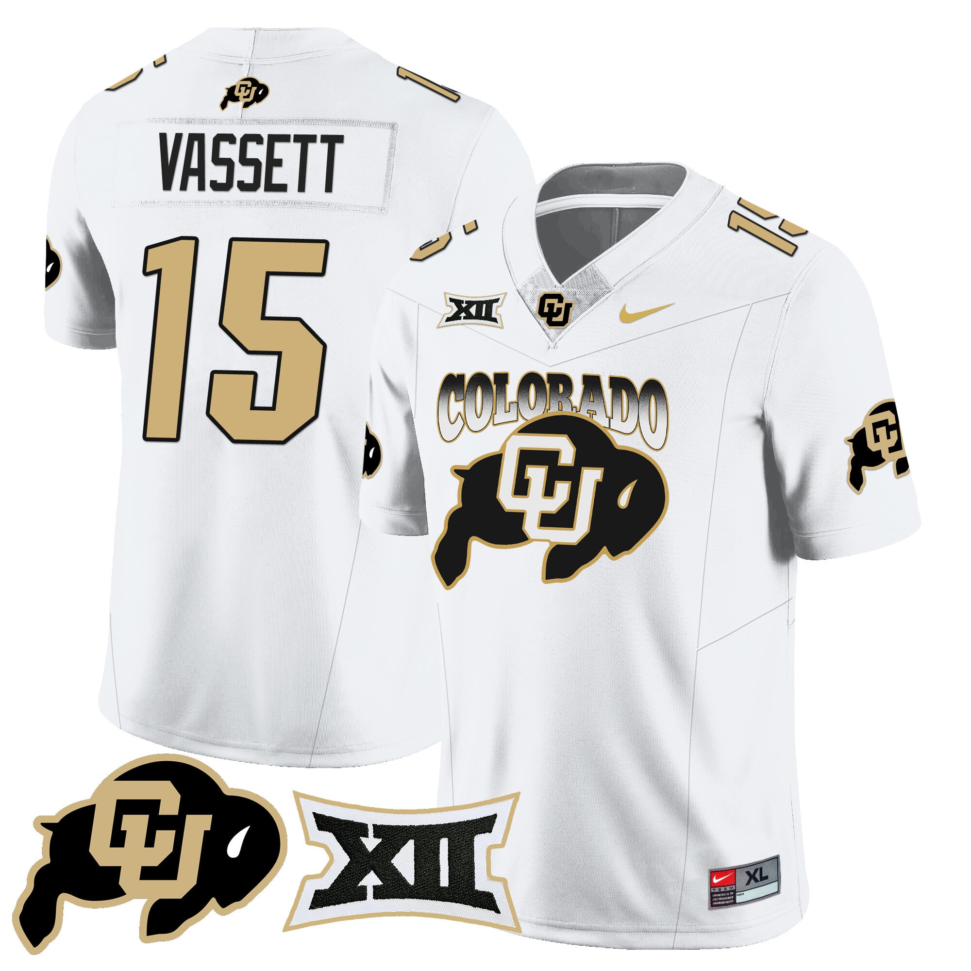 Men's Colorado Buffaloes 2024 Vapor Limited Jersey N2 - All Stitched