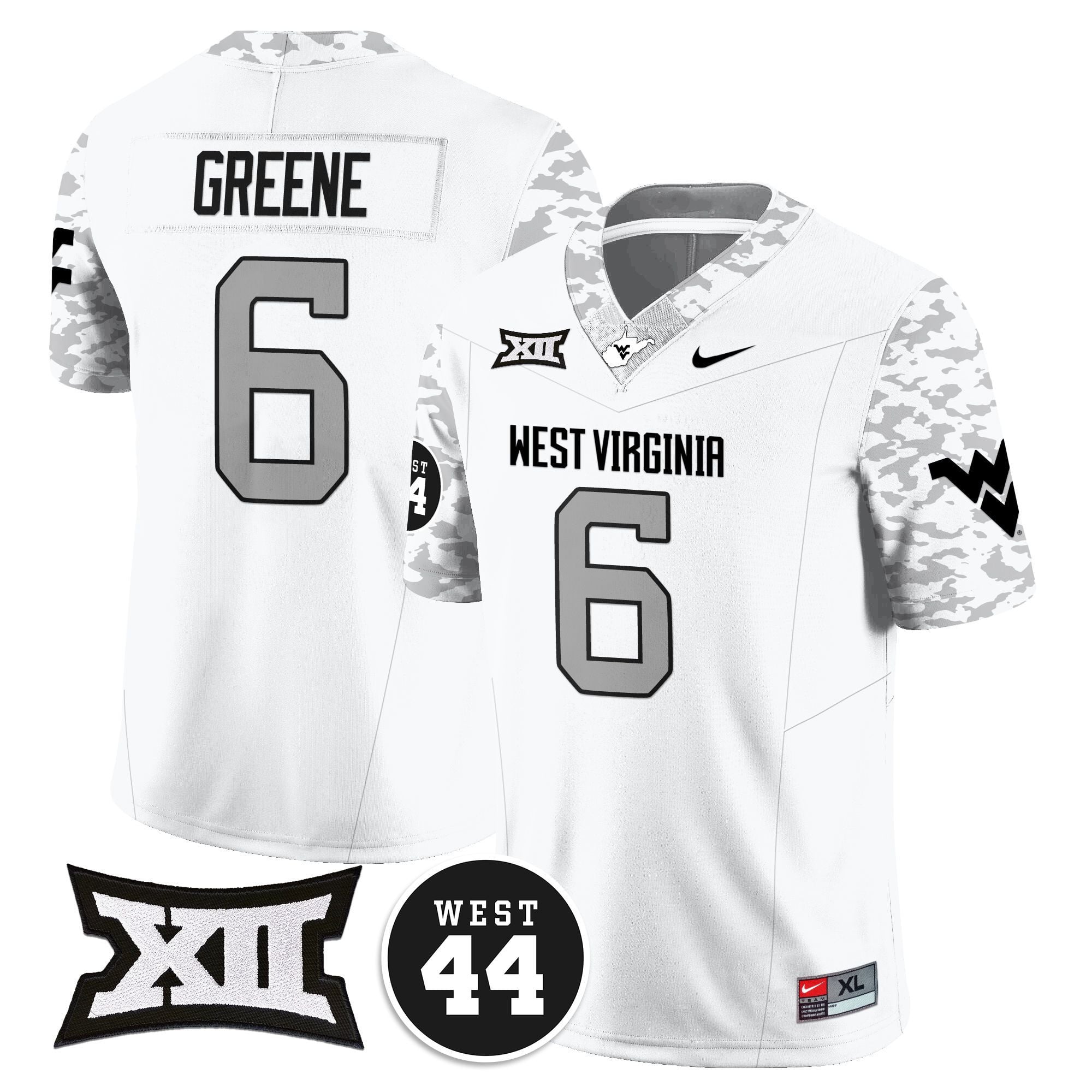 Men's West Virginia Mountaineers 2024 Vapor Limited Jersey - All Stitched - Honor Jerry West