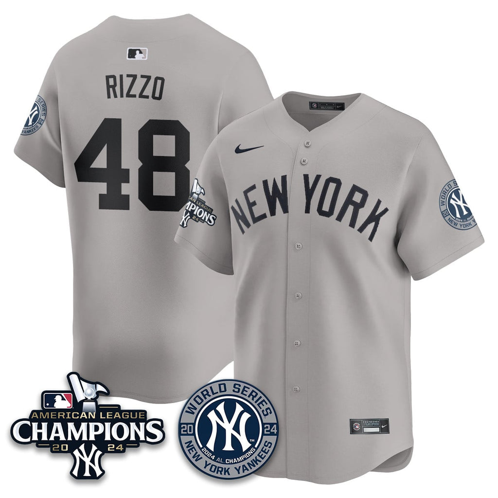 Men's New York Yankees American League Champions Jersey - All Stitched 410VTHNJS026