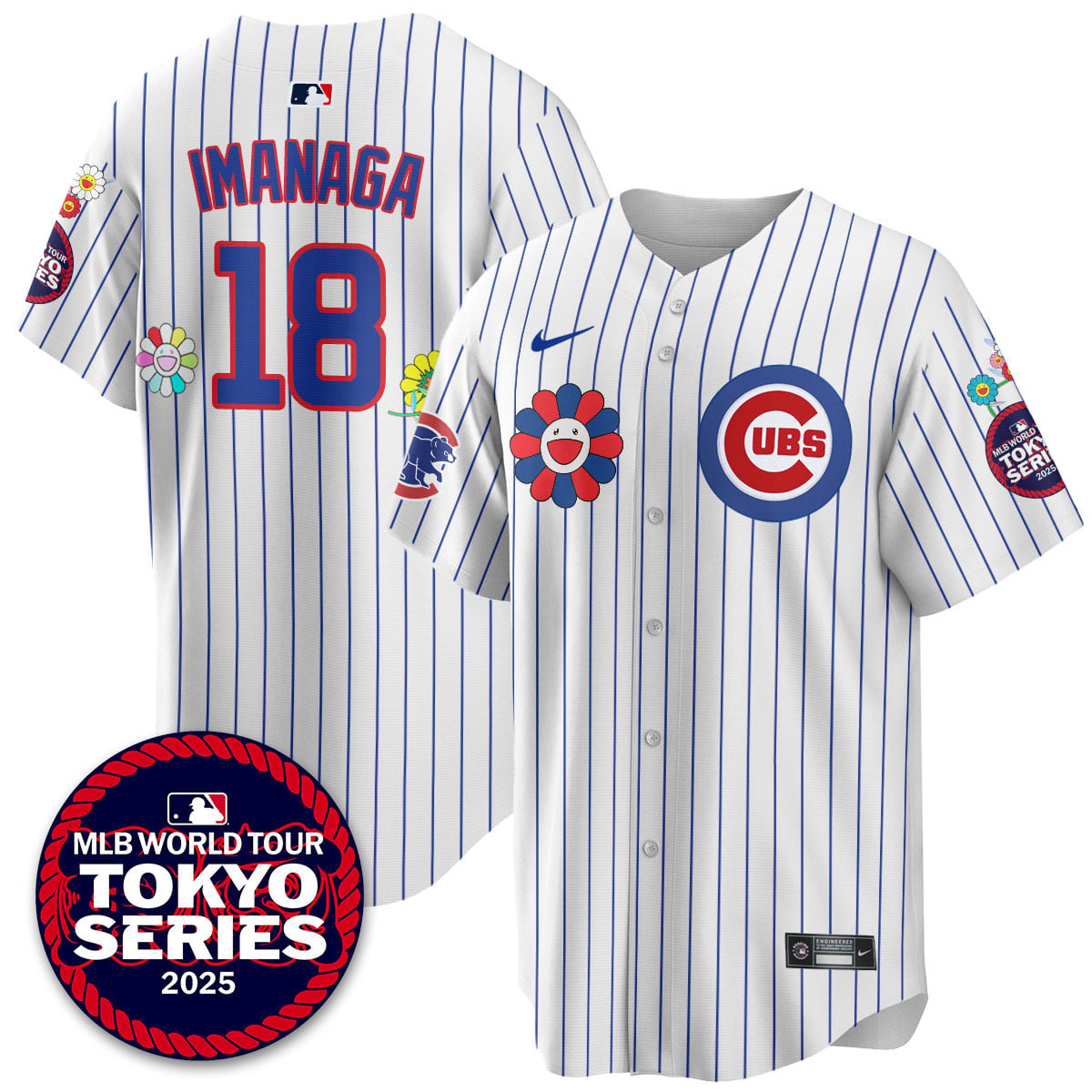 Men's Chicago Cubs Tokyo Series Limited Jersey - Stitched