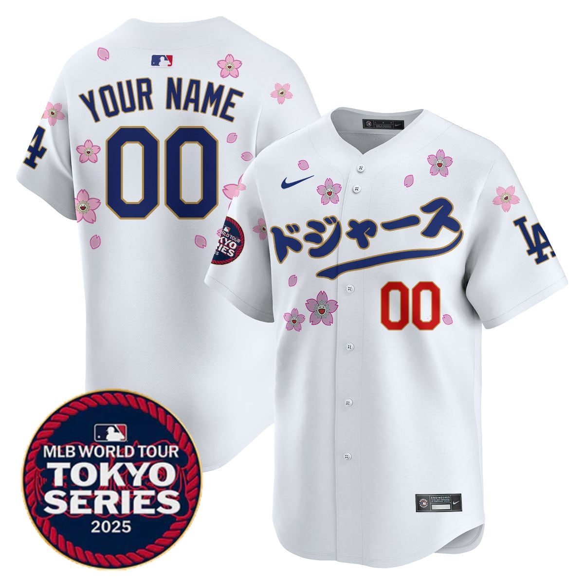 Men's Los Angeles Dodgers Tokyo Series 2025 Vapor Limited Jersey N6 - Stitched